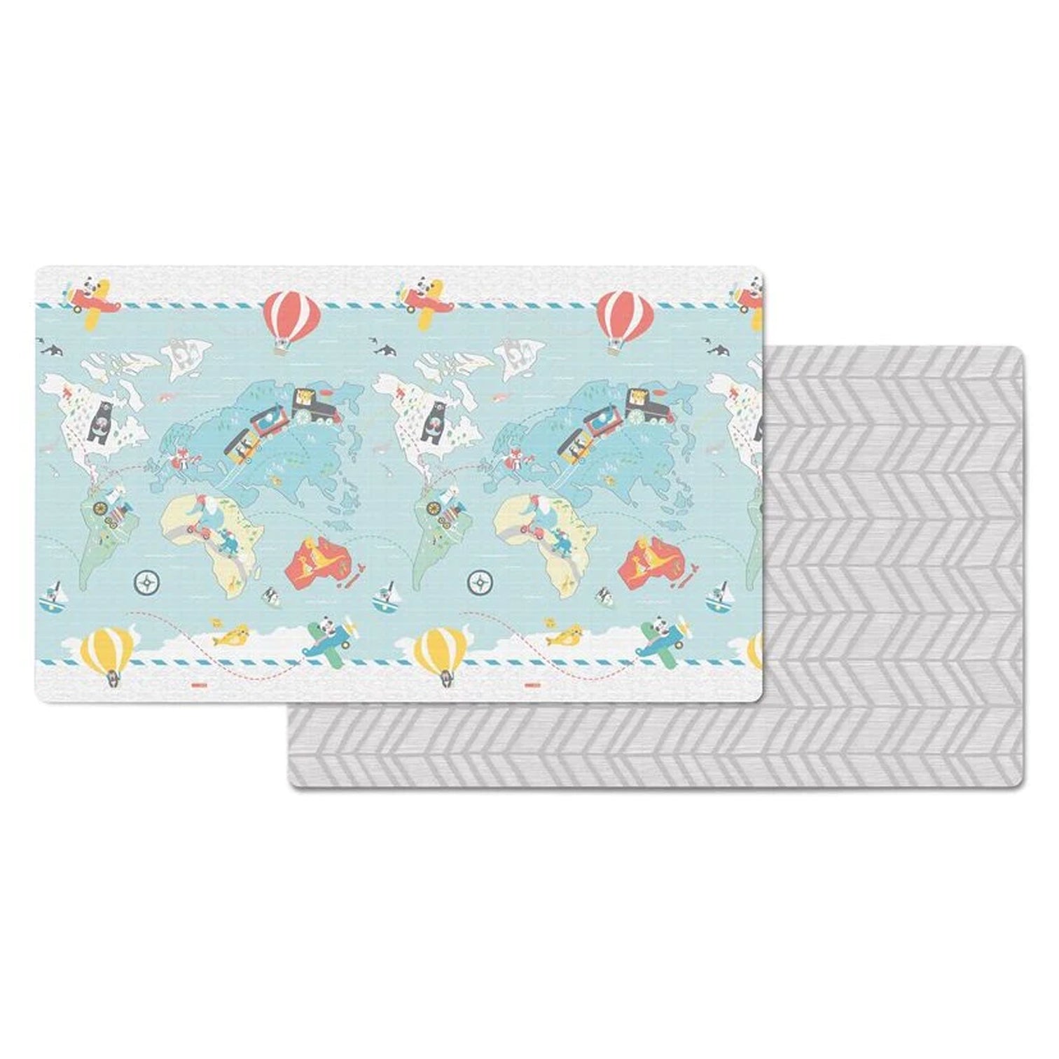Reversible Play mat Little Travelers Reversible Play mat Little Travelers