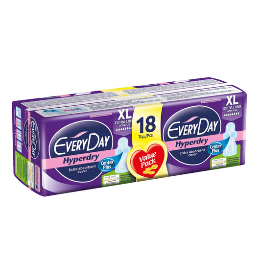 EVERYDAY Hyperdry EXTRA LONG ECO. 18 PCS - BambiniJO | Buy Online | Jordan