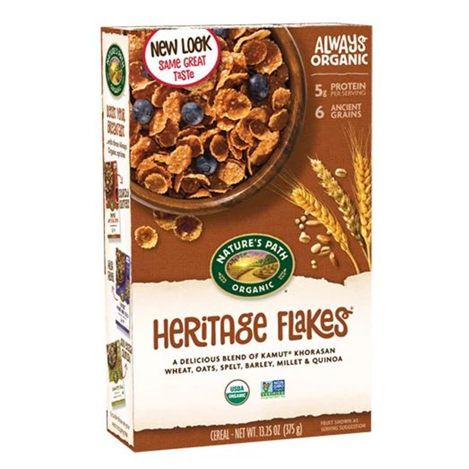 ORGANIC HERITAGE WHOLE GRAIN FLAKES (375G) ORGANIC HERITAGE WHOLE GRAIN FLAKES (375G)