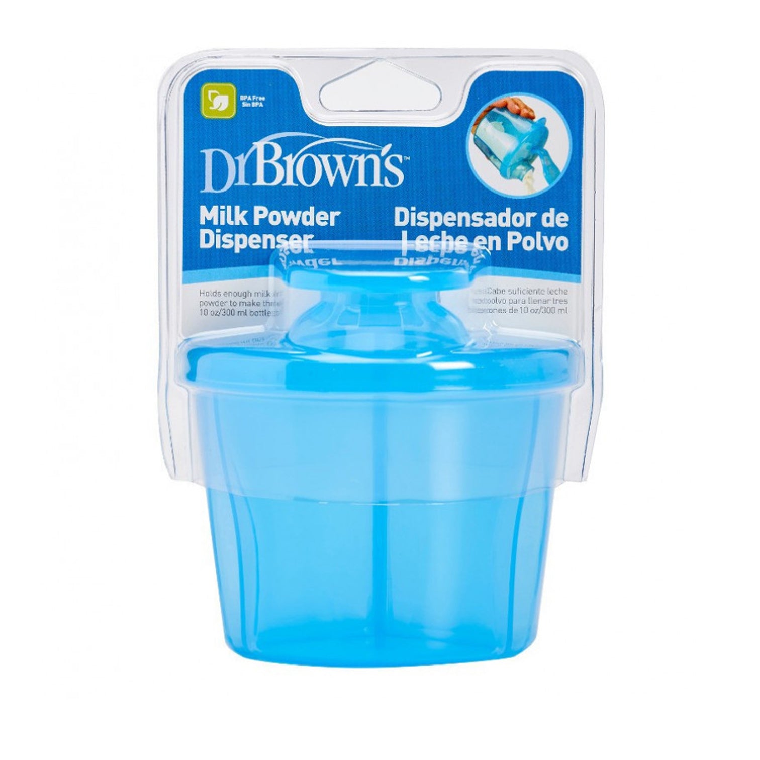 Dr. Brown's Milk Powder Dispenser - Blue - BambiniJO | Buy Online | Jordan