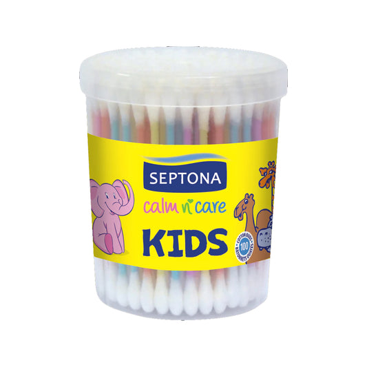 SEPTONA Calm n Care COTTON BUDS for KIDS 100 pcs - BambiniJO | Buy Online | Jordan