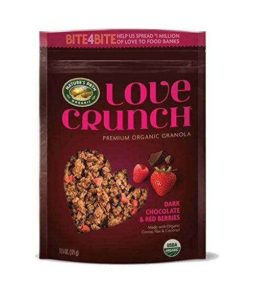 ORGANIC LOVE CRUNCH DARK CHOCOLATE & RED BERRIES (325G) ORGANIC LOVE CRUNCH DARK CHOCOLATE & RED BERRIES (325G)