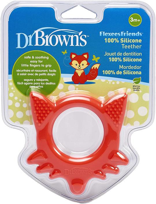 Dr. Brown's Flexees Friends Teether Fox 3m+ - BambiniJO | Buy Online | Jordan