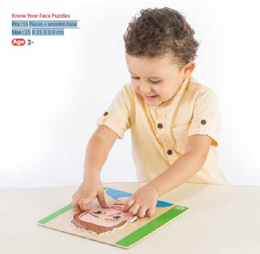 Edu Fun - Know Your Face Puzzle Girl Edu Fun - Know Your Face Puzzle Girl
