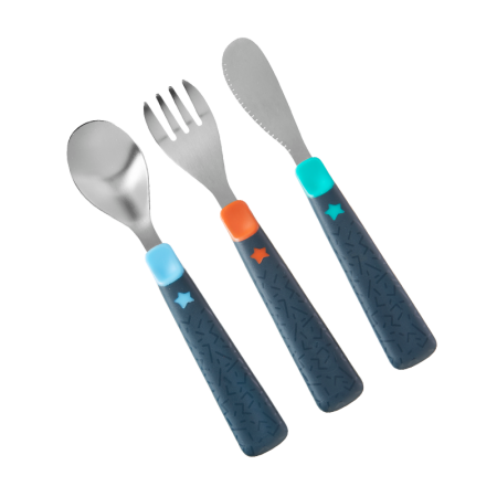 Tommee Tippee - Big Kids First Cutlery Set 12m+ Tommee Tippee - Big Kids First Cutlery Set 12m+