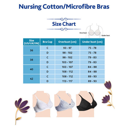 Chicco - Nursing Cotton Bra Black 3C