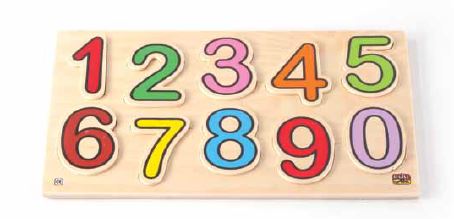 Edu Fun -Wooden Numbers Board - BambiniJO