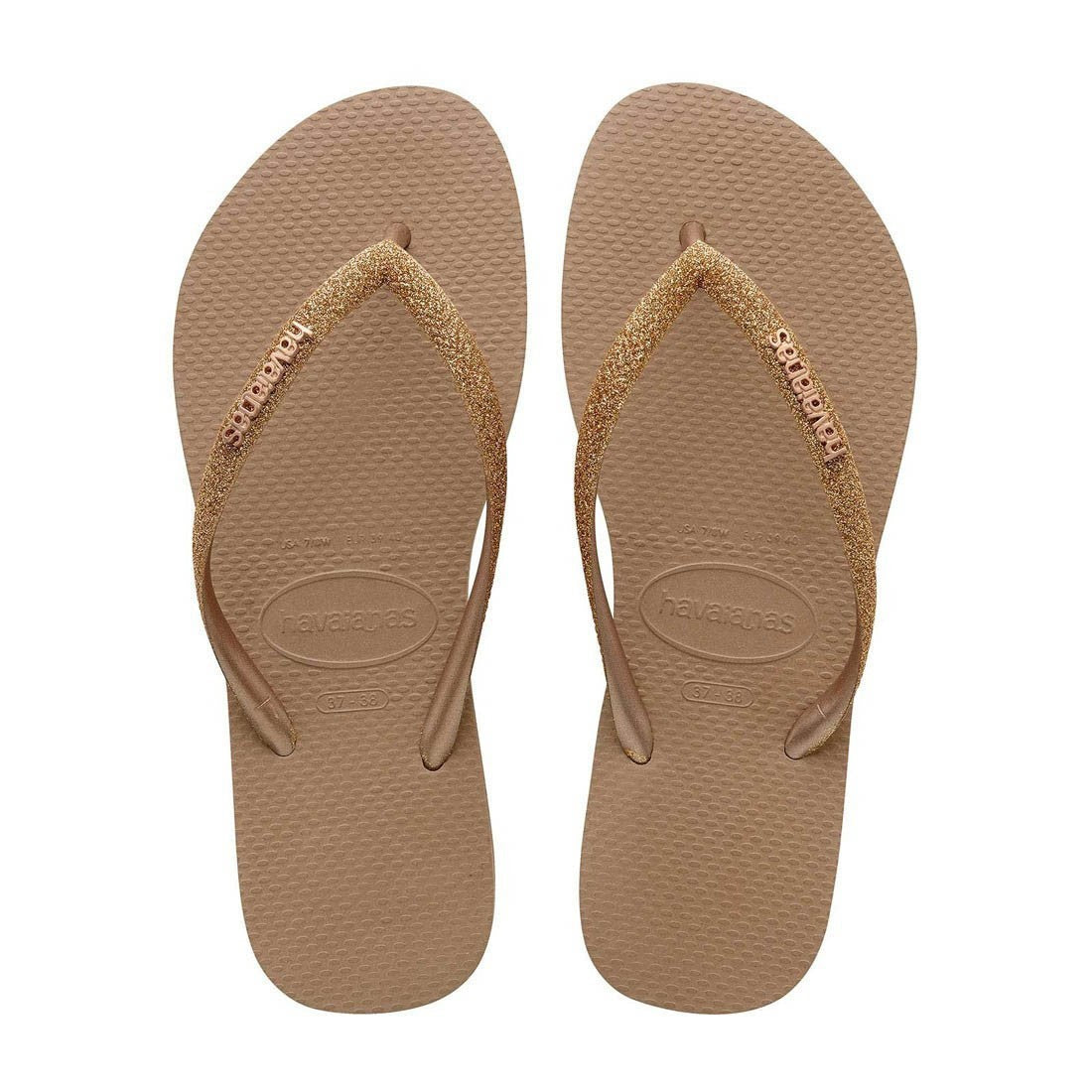 Havaianas - Slim Glitter Rose Gold 35-40 Havaianas - Slim Glitter Rose Gold 35-40