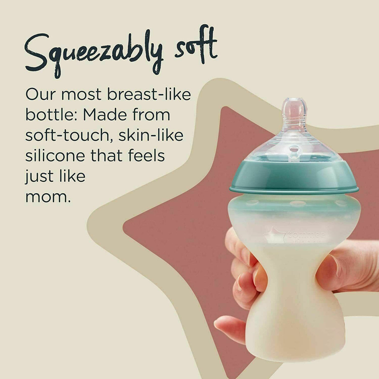 Tommee Tippee - Closer To Nature Silicone Baby Bottle TWO PACK - 260ML Tommee Tippee - Closer To Nature Silicone Baby Bottle TWO PACK - 260ML