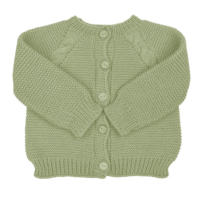 Koalav - Organic Knit Cardigan | Green