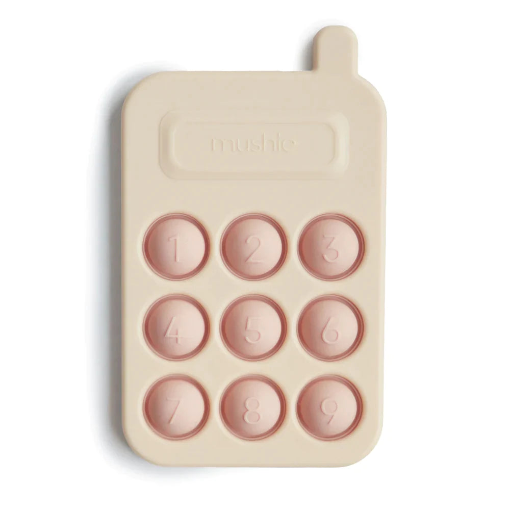 MUSHIE - Silicone Phone Press Toy | Blush | 10M+ MUSHIE - Silicone Phone Press Toy | Blush | 10M+