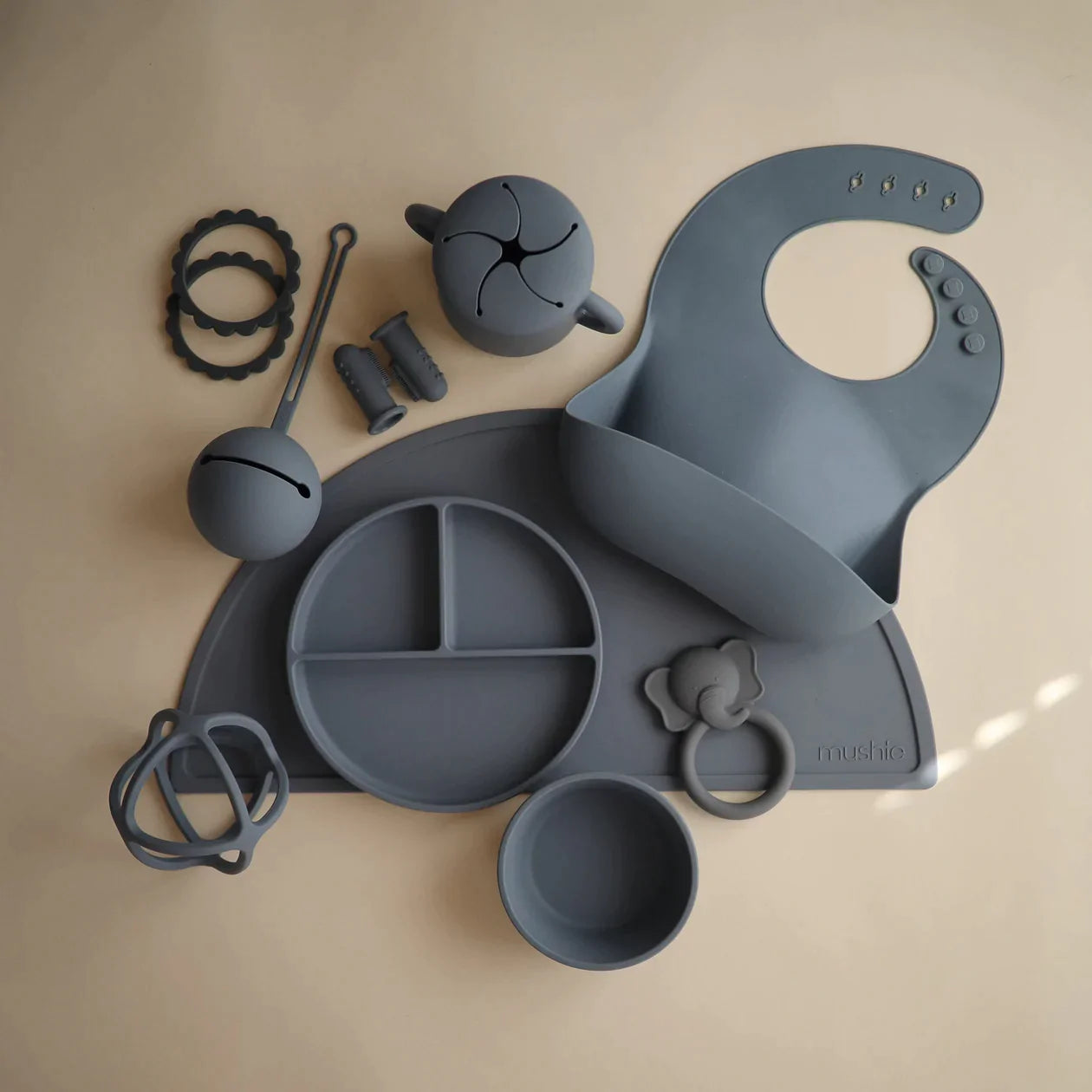 MUSHIE - Silicone Pacifier Case - Tradewinds - BambiniJO | Buy Online | Jordan