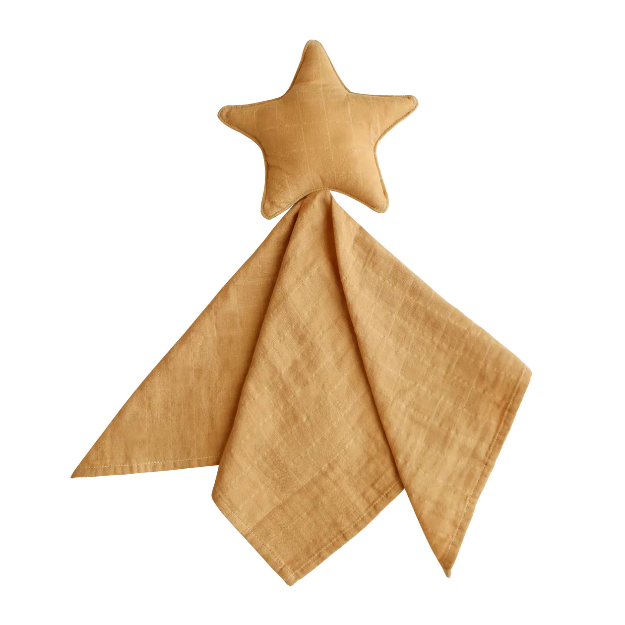 MUSHIE - Star Lovey Organic Blanket - Fall Yellow MUSHIE - Star Lovey Organic Blanket - Fall Yellow