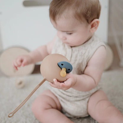 MUSHIE - Silicone Pacifier Case - Dried Thyme - BambiniJO | Buy Online | Jordan