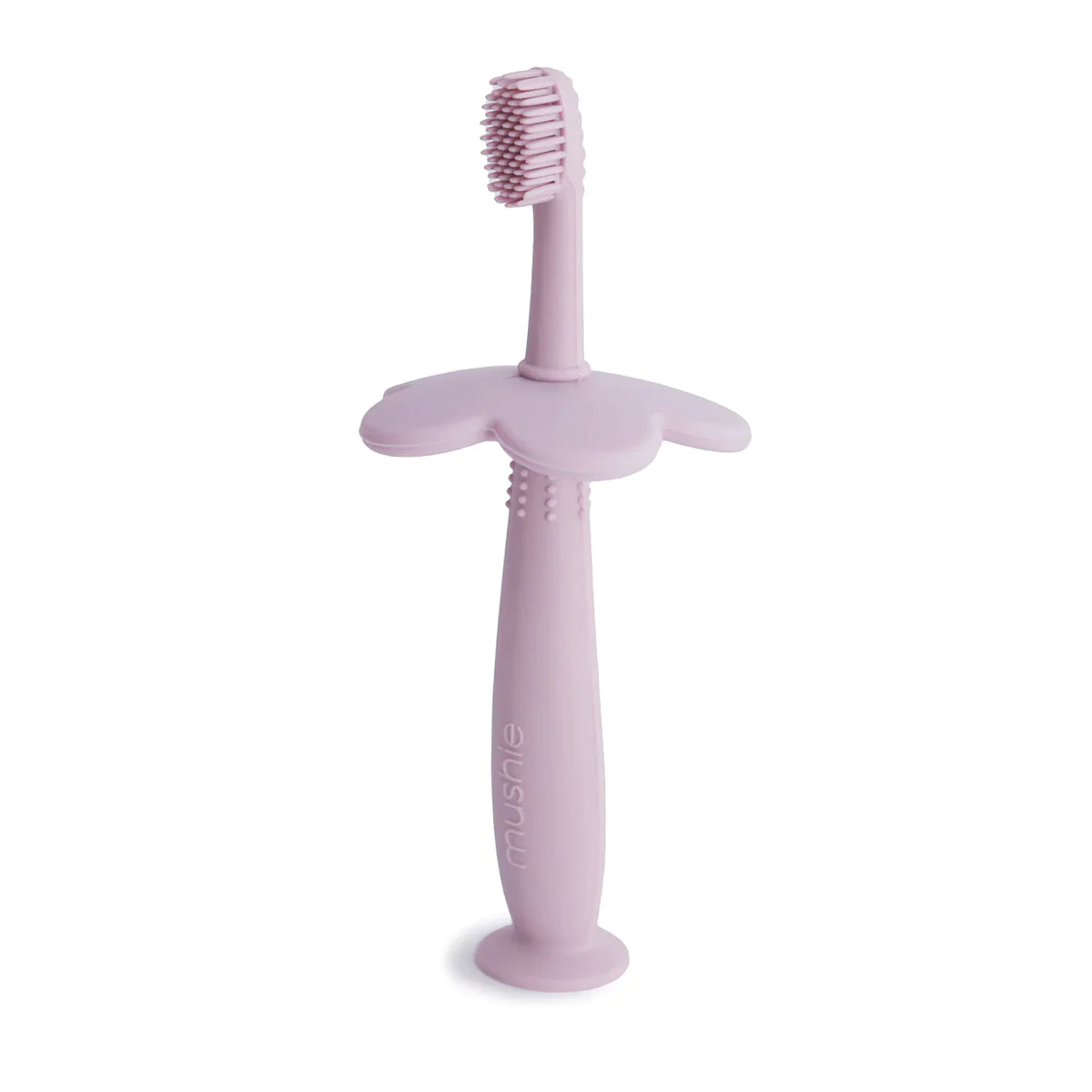 MUSHIE - Silicone Flower Training Toothbrush - Soft Lilac MUSHIE - Silicone Flower Training Toothbrush - Soft Lilac