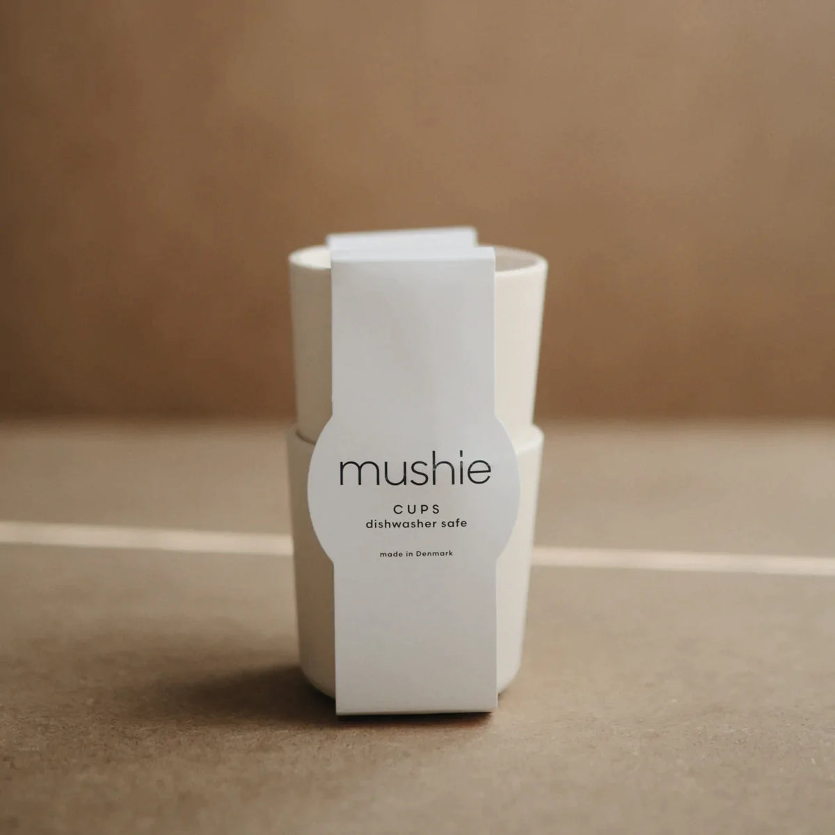 MUSHIE - Silicone Dinnerware Cup - Set of 2 - Ivory MUSHIE - Silicone Dinnerware Cup - Set of 2 - Ivory