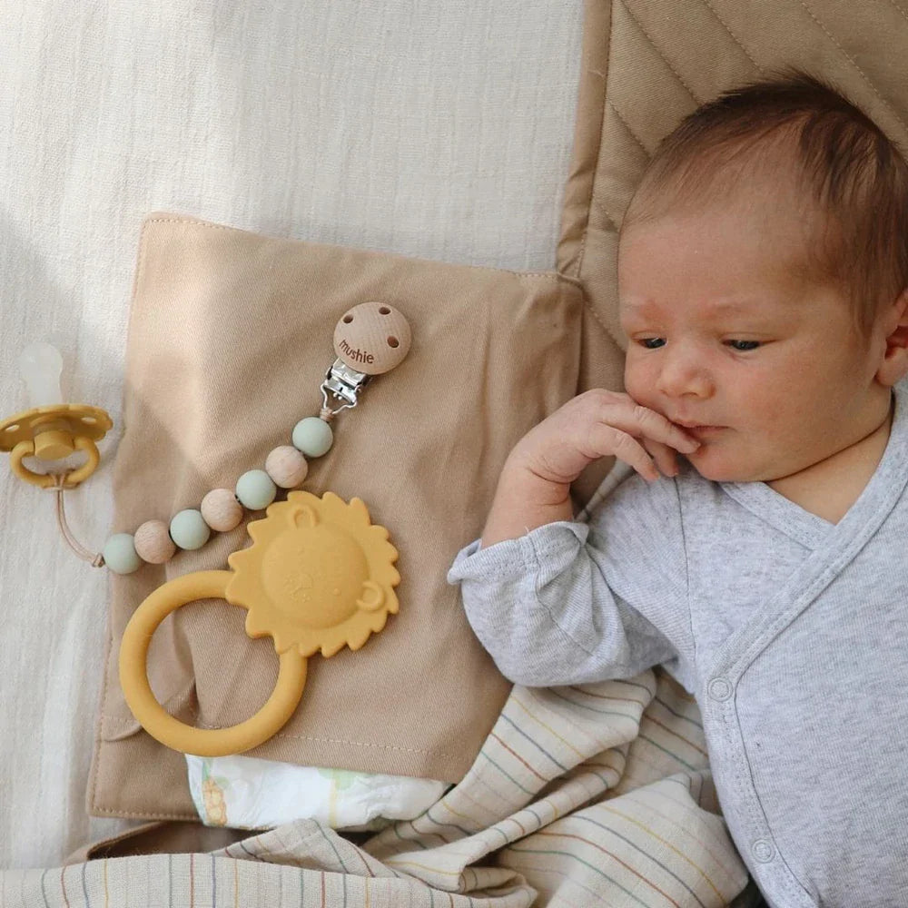 MUSHIE - Silicone Lion Teether - BambiniJO | Buy Online | Jordan