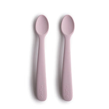 Load image into Gallery viewer, MUSHIE - Silicone Baby Spoons - Soft Lilac - BambiniJO | Buy Online | Jordan