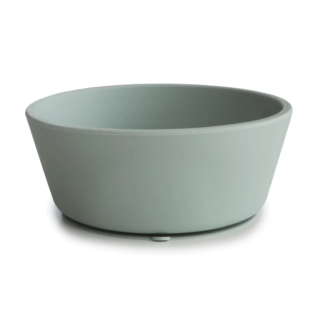 MUSHIE - Silicone Suction Bowl - Cambridge Blue - BambiniJO | Buy Online | Jordan