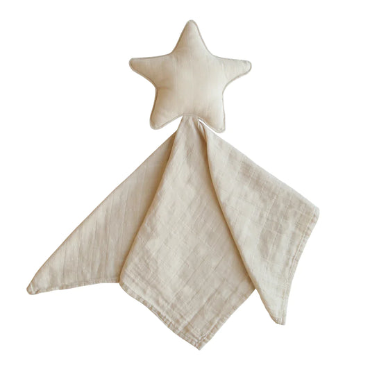 MUSHIE - Star Lovey Organic Blanket - Fog - BambiniJO | Buy Online | Jordan