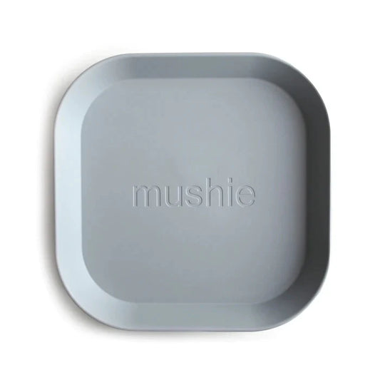 MUSHIE - Square Dinnerware Plates - Set of 2 - Cloud - BambiniJO | Buy Online | Jordan