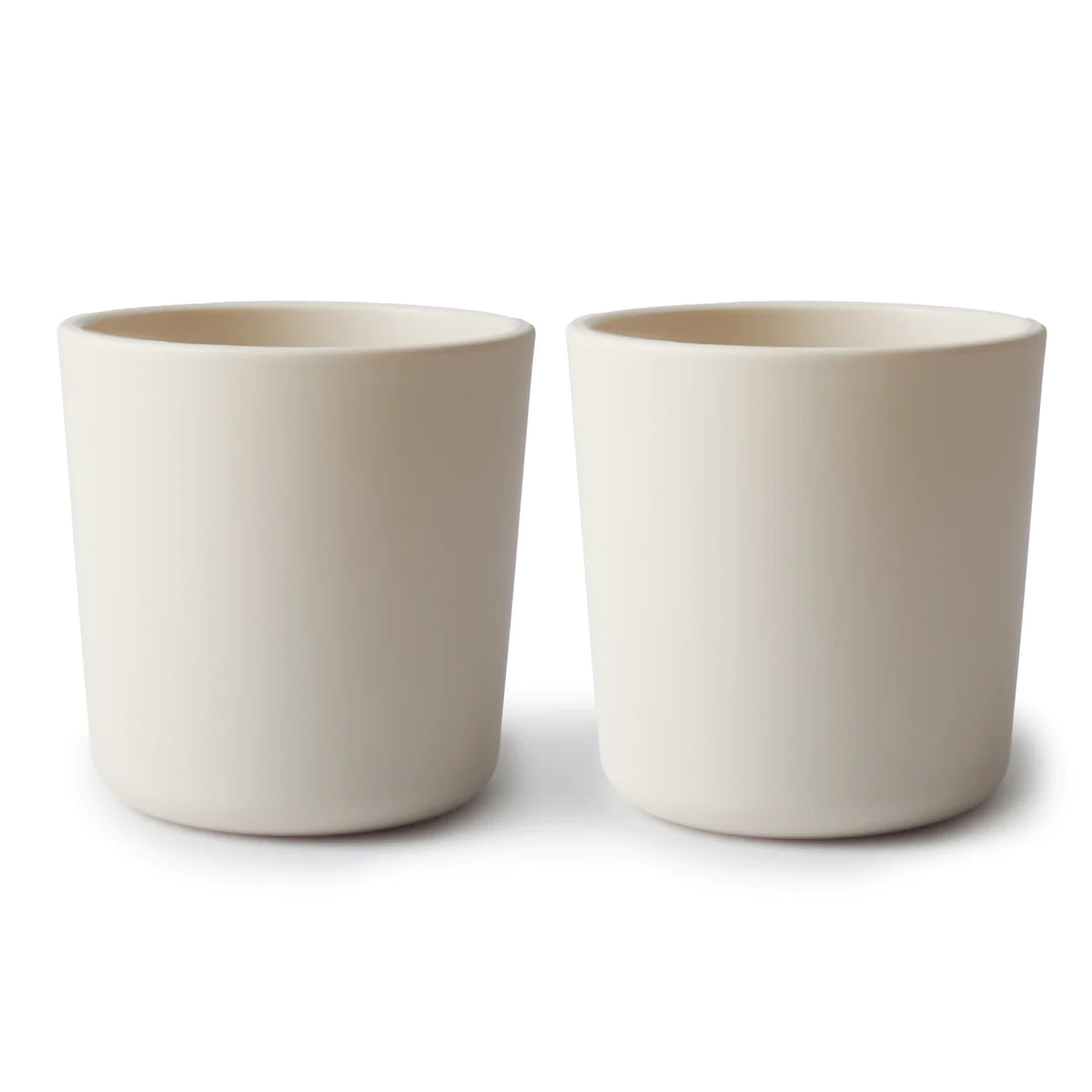 MUSHIE - Silicone Dinnerware Cup - Set of 2 - Ivory MUSHIE - Silicone Dinnerware Cup - Set of 2 - Ivory