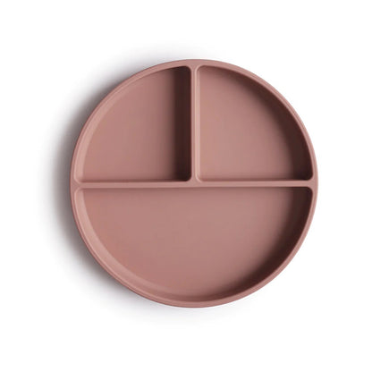 MUSHIE - Silicone Suction Plate - Cloudy Mauve