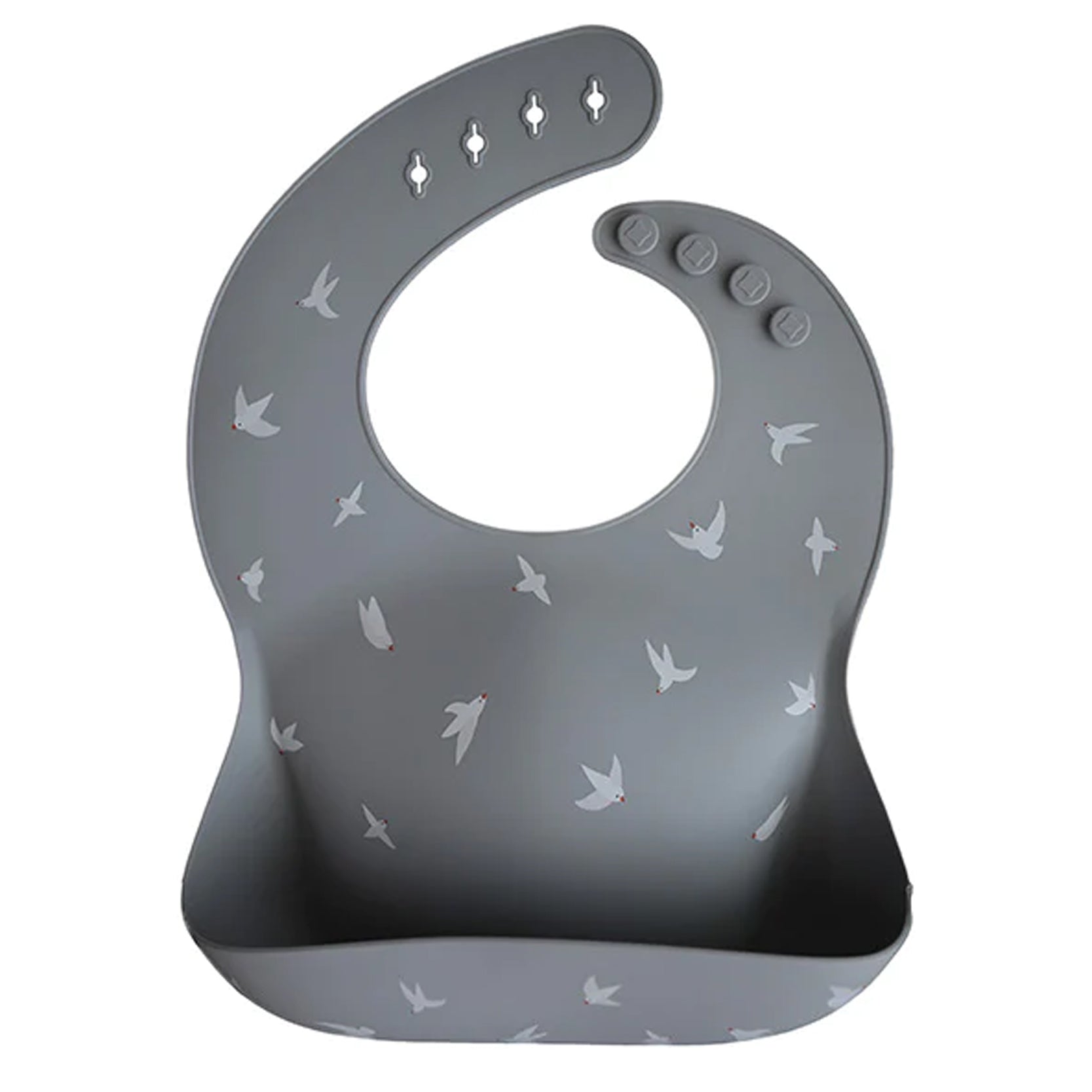 Silicone Baby Bib - Seagulls Silicone Baby Bib - Seagulls