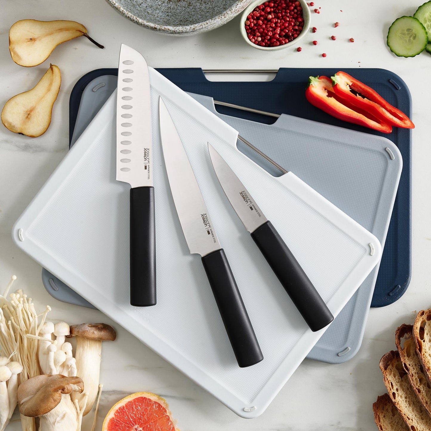 Joseph Joseph - Nest™ Boards Plus 6-piece Knife & Chopping Board Set