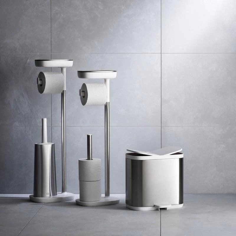 Joseph Joseph - EasyStore™ Plus Toilet Paper Holder with Flex™ Steel Toilet Brush Joseph Joseph - EasyStore™ Plus Toilet Paper Holder with Flex™ Steel Toilet Brush