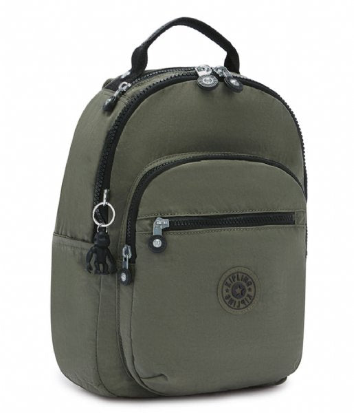SEOUL Small backpack with tablet protection Green Moss SEOUL Small backpack with tablet protection Green Moss