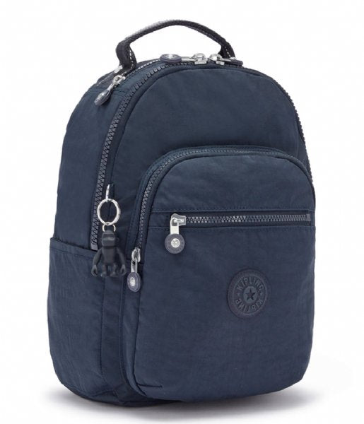 SEOUL Small backpack with tablet protection Blue Bleu 2 SEOUL Small backpack with tablet protection Blue Bleu 2