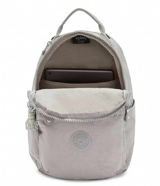 SEOUL Small backpack with tablet protection Grey Gris - BambiniJO | Buy Online | Jordan