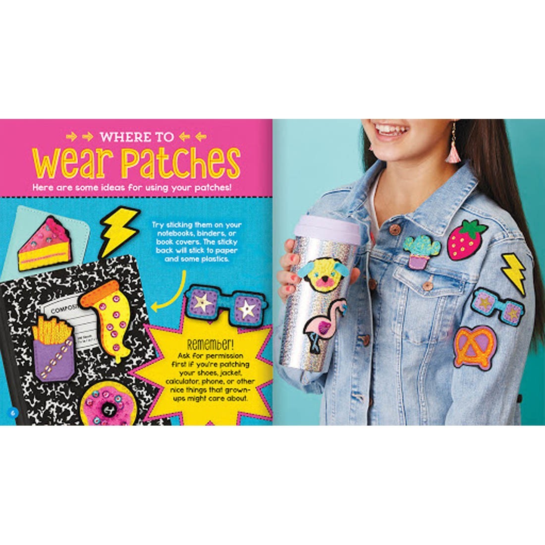Klutz DIY Make Your Own Stick-On Patches Klutz DIY Make Your Own Stick-On Patches