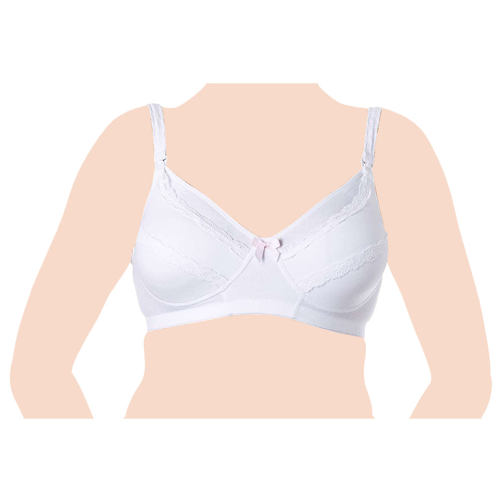 Chicco - Nursing Cotton Bra White 5D Chicco - Nursing Cotton Bra White 5D