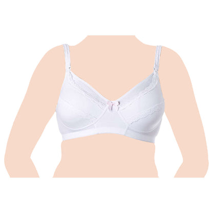 Chicco - Nursing Cotton Bra White 6D