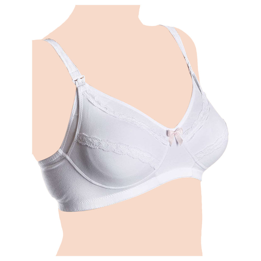 Chicco - Nursing Cotton Bra White 4C Chicco - Nursing Cotton Bra White 4C