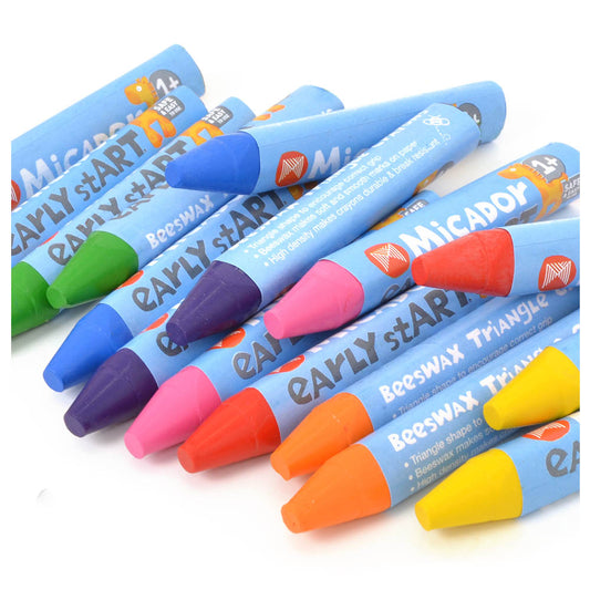 Micador Early Start Softies Tri-Grip Crayons 8-Pack 5Y+ — BambiniJO Jordan