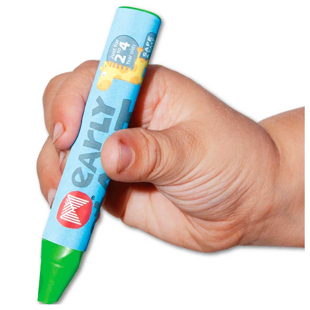 Micador - Early Start Softies Tri-Grip Crayons, Pack of 8 Micador - Early Start Softies Tri-Grip Crayons, Pack of 8