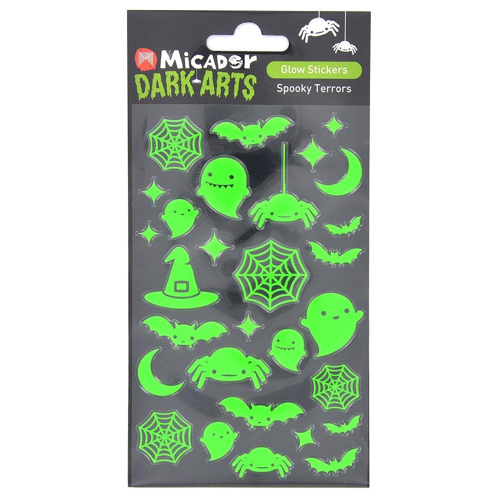 Micador - Glow Stickers - Spooky Terrors - BambiniJO | Buy Online | Jordan