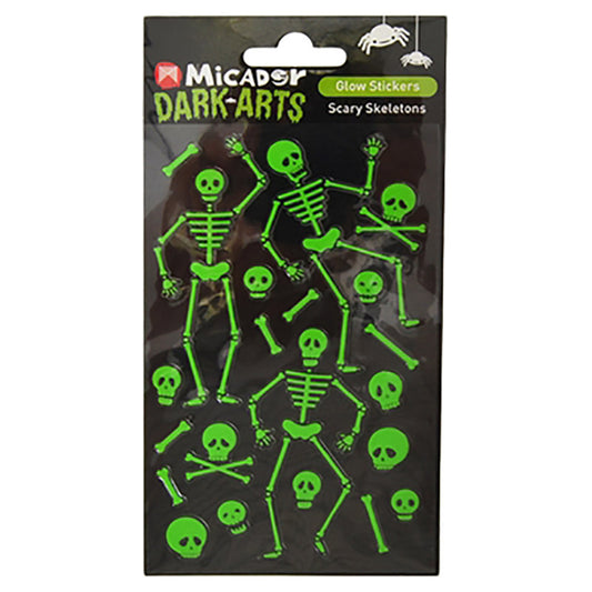 Micador - Glow Stickers - Scary Skeleton - BambiniJO | Buy Online | Jordan