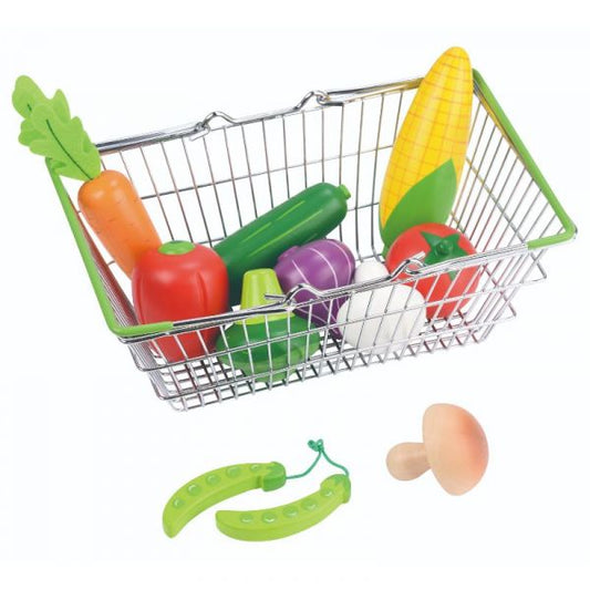 Lelin Toys - My Shopping Basket - Vegetable Set 36M+ - BambiniJO | Buy Online | Jordan
