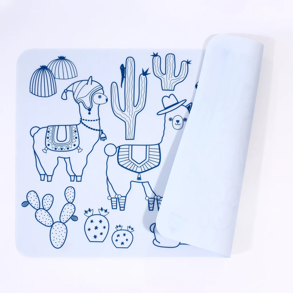 Superpetit - Mini Silicone Placemat Cactus Valley - BambiniJO | Buy Online | Jordan
