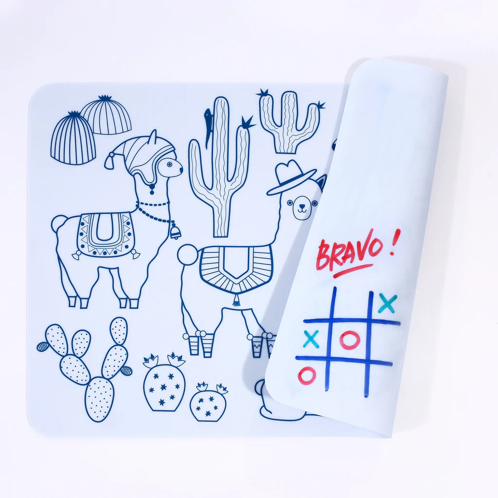 Superpetit - Mini Silicone Placemat Cactus Valley - BambiniJO | Buy Online | Jordan