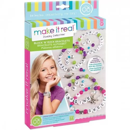 Make it Real - Block ‘N Rock Charm Bracelets Make it Real - Block ‘N Rock Charm Bracelets
