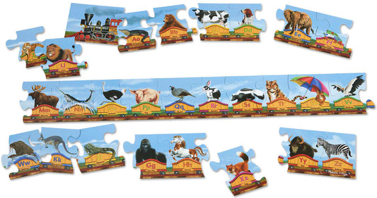 Melissa & Doug Alphabet Train Floor Puzzle 28 Pieces — BambiniJO Jordan