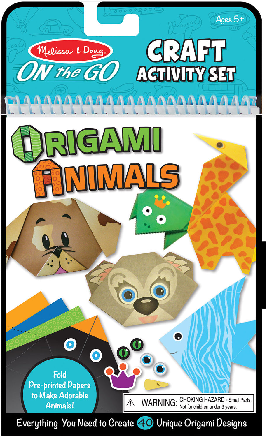 Melissa & Doug ON-THE-GO CRAFTS - ORIGAMI ACTIVITY SET - ANIMALS - BambiniJO | Buy Online | Jordan