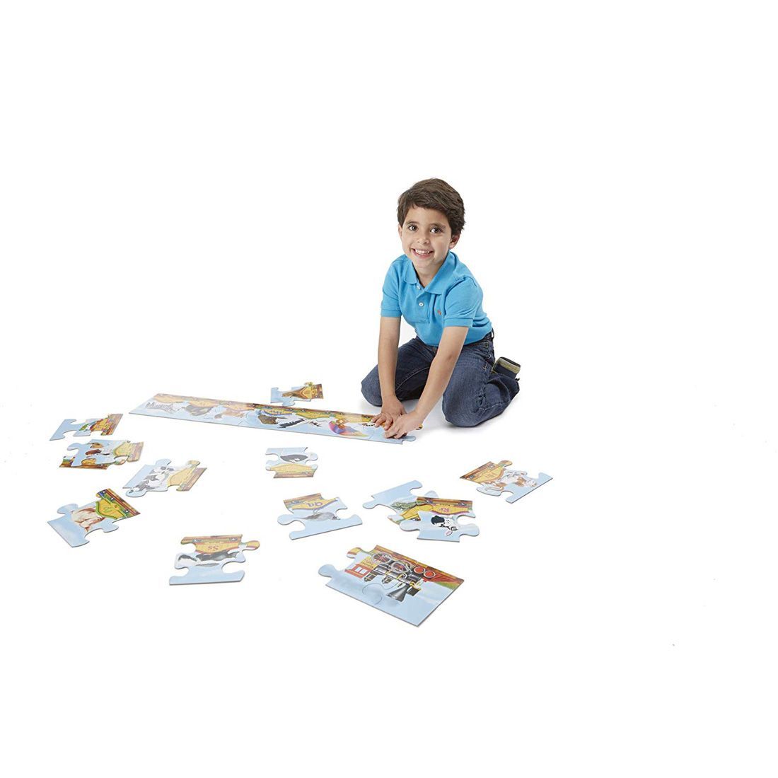 Melissa & Doug Alphabet Train Floor Puzzle 28 Pieces Melissa & Doug Alphabet Train Floor Puzzle 28 Pieces
