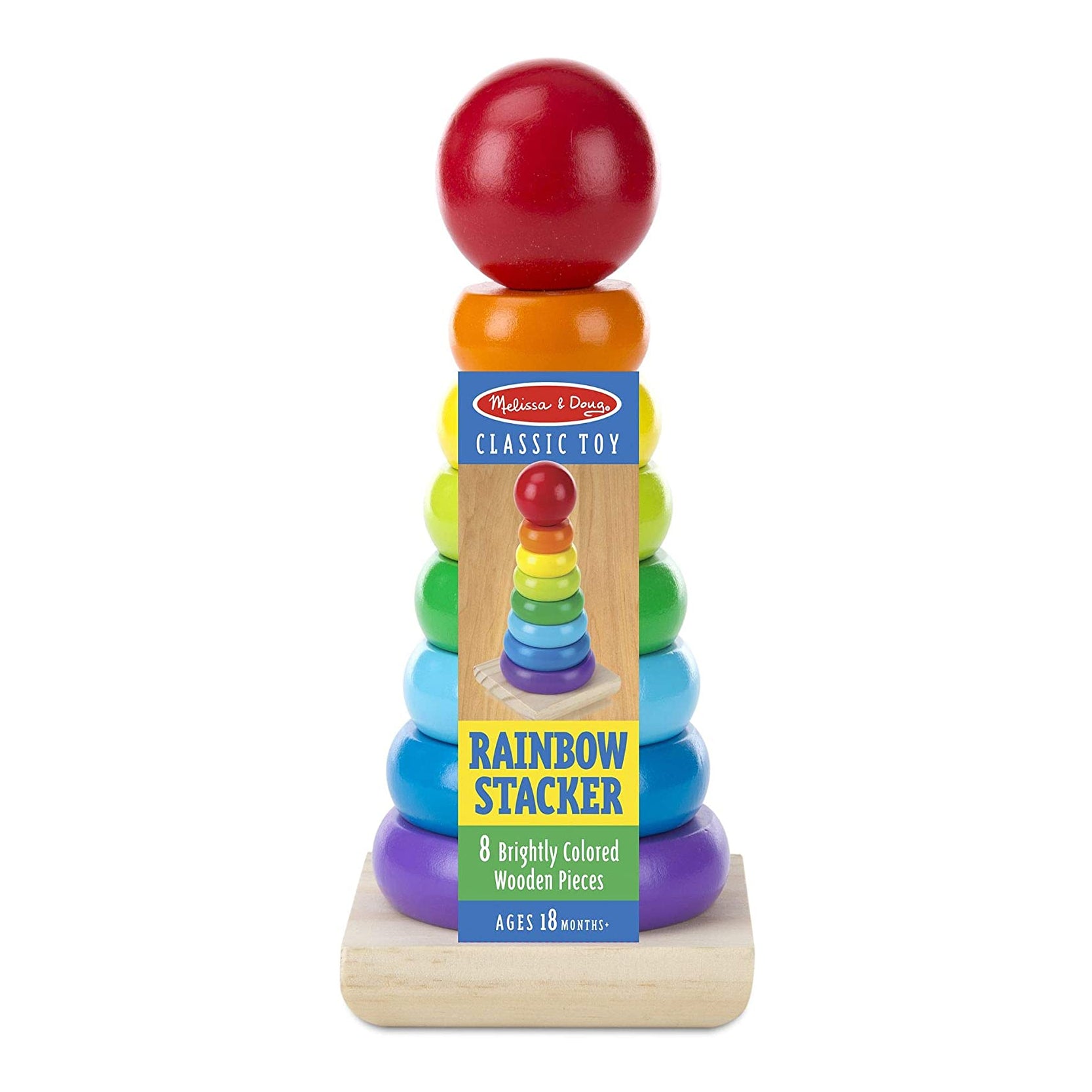 Melissa & Doug Rainbow Stacker 18m+ Melissa & Doug Rainbow Stacker 18m+