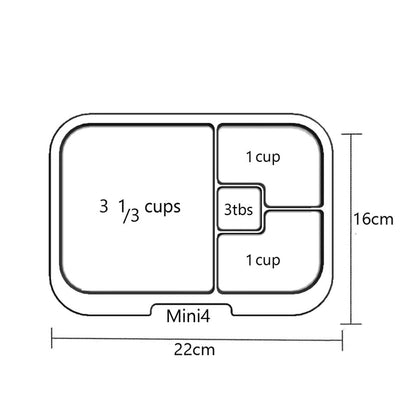 My MunchBox | Mini 4 Compartments